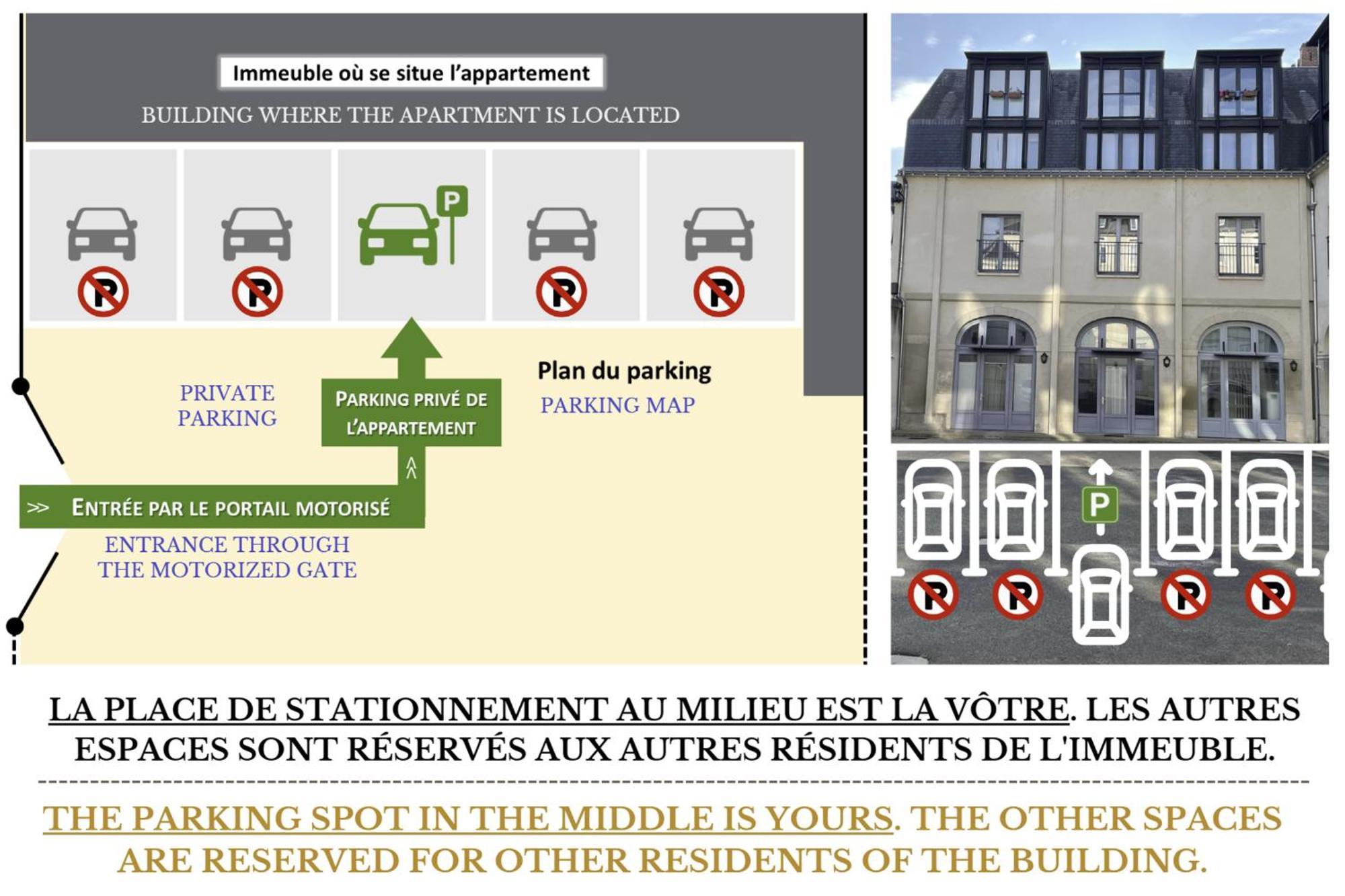 Le Baleschoux - Parking - Prestiplace Collection Tours Luaran gambar